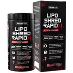 Lipo Shred Rapid XL– Triple Action with Apple Cider Vinegar, Garcinia Cambogia, Green Tea - 90 Capsules