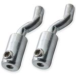 Easyboost Z Cable Clamp Gas Throttle Carburettor Handle for Lawn Mower Brushcutter Garden Tiller (2 Cable Ties)