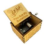 Zesta Kid Wooden You Are My Sunshine Music Box/Vintage Hand Crank Musical Gifts For Men Birthday Special/Birthday Gift For Girls/Wooden Musical Box Gift For Wife