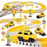 Tragik Kids Construction Toys for 3-6 Year Old Boys, Tractor Toy Cars Boys Toys Age 3-8 Birthday Gifts for 3-6 Year Old Boys Digger Toys Kids Toys Outdoor Toys Car Track Christmas Xmas Gifts