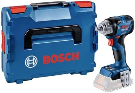 Bosch Professional 18V System boulonneuse sans-fil GDS 18V-330 HC (couple de serrage 330 Nm, couple de décollement 560 Nm, 3 réglages vitesse/couple, avec 1 module Bluetooth Low Energy, dans L-BOXX)