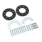 9 Holes Sprocket Mount Kit for 49‑80CC Electric Bicycle Motorcycle 9 Holes Sprocket Mount Kit Aluminium Alloy Backing Plate Reinforced Washer Kit