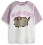 Pusheen Girls Raglan T-Shirt | Kids