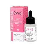 Skincyclopedia AHA Exfoliating Night Serum with 20% Lactic, Glycolic and Mandelic Acid and PHA - Chemical Peel Solution for Spots, Hyperpigmentation, Acne Scars and Pores - for Men and Women, 30ml