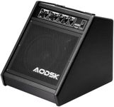 AODSK 30W Professional Electronic Drum Amplifier | Dual Speakers (8" Woofer + 2" Tweeter) | Compatible with Keyboard/Bass/Synthesizer | AUX Input + Recording Output | Treble/Mid Control (UAA-08)