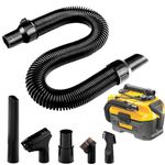 DECKMAN 5140128-68 Replacement for De-walt Vacuum Hose DCV580 DCV581H, Replacement Hose Assembly/Hose Attachment Kit Compatible With De-walt Wet Dry Vaccum Cleaner