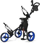 Tangkula Foldable Golf Push Cart, N