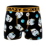 Star Wars Stormtroopers Helmets and Symbols Men's Crazy Boxer Briefs Large (36-38) Black