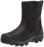 KEEN Women's Betty Boot Pull On Waterproof Insulated Snow Boots, Black/Black, 7 M (Medium) US