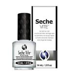 Seche Vite dry fast top coat clear, quick-drying & long-lasting nail top coat, the original, 14 ml