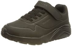 Skechers Boy's Uno Lite Vendox Sneaker, Black 01, 3 UK