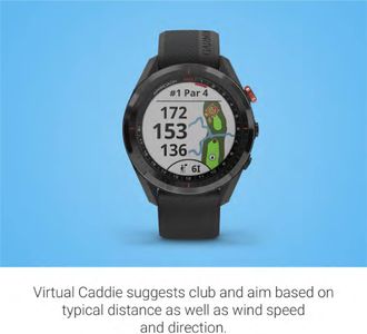 Garmin Approach S62 Golf GPS Watch – Premium, Virtual Caddie, Black