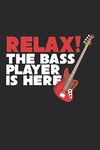 Relax! The Bass Player Is Here: Guitar Tabs - 100 Pages - six horizontal lines that represent the six strings on the guitar