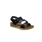 IVACHY plain sandals strappy simple classic flats open toe buckle closure smart casual holiday shoes holiday wear