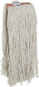 Rubbermaid Commercial Products FGF11700WH00 Premium Cut-End Cotton Mop, 20 oz, 1" Headband (Pack of 12)