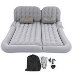 Dioche Back Seat Mattress Airbed, Adjustable Car Inflatable Car Back Seat Mattress with A Storage Bag for Home Outdoor Camping (grey)