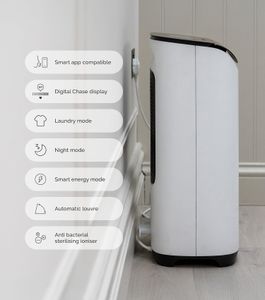 Meaco DD8L Pro Desiccant Dehumidifier – Smart App, Fast Clothes Drying, Anti-Bacterial Ioniser