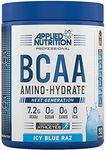 Applied Nutrition BCAA Powder - Branched Chain Amino Acids BCAAs Supplement, Amino Hydrate Intra Workout & Recovery Energy Drink (450g - 32 Servings) (ICY Blue Raz)