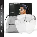 ARCADIO Armor - Multipurpose HD Clear Face Shield | Reusable | Anti-fog | Anti-Scratch | Protective Fashion Wear for Men, Women & Kids