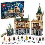 LEGO Harry Potter Hogwarts Chamber of Secrets Castle Toy with The Great Hall, 20th Anniversary Model Set with Collectible Golden Minifigure, Wizarding World Gifts for Kids, Boys & Girls 76389