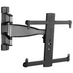 Sanus Premium Full Motion TV Wall Mount for 32" - 55" TVs - Stainless Steel Finish with FluidMotion Design for Smooth Extension, Tilt,