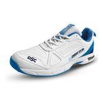 DSC Drifter Cricket Shoes, Color - Bl23, Size-9, Mens, White & Blue