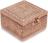 Cottage Garden I Love You to the Moon Copper Tone Metal Jewelry Keepsake Box