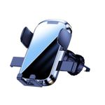 Orco Car Phone Holder Gravity Air Vent Car Phone Mount Cradle 360° Rotation Upgraded Hook Clip and One Button Release Function Stable Car Phone Holder Compatible with 4.0 to 6.7 inches Phones