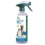 Natural Remedies Fresh Me Up Bloom Mild Waterless Spray Cleanser for Dogs, Cats and Pups of All Breeds, Deep Cleans, Deodorises & Hydrates, Daily Use, Lick Safe, Natural and Safe, 420 ml (Pack of 1)