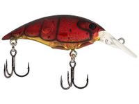 Berkley Money Badger Fishing Lure, Ghost Red Craw, 1/3 oz, 2.5in | 6.25cm, Hybrid Baitfish-Crayfish Design, Patented FlashDisc Technology, Equipped with Sharp Fusion19 Hooks