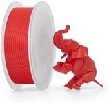 Bambu Lab 3D Printer Filament, 1.75mm PLA 3D Printing Filament Dimensional Accuracy +/- 0.03 mm, Fast Printing RFID PLA, No Warping & Tangling, 3D Print Material with Reusable 1kg Spool, Red