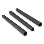 Shop-Vac 9061400 1.25 Inch Diameter Extension Wands, Polypropylene Construction, Black, (3 Pack)