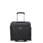 DELSEY Paris Helium DLX Softside Luggage Under-Seater with 2 Wheels, Black, Carry on 16 Inch, Helium DLX Softside Luggage Under-Seater with 2 Wheels