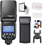 Godox TT685II-S Flash HSS 1/8000S TTL 2.4G GN60 Flash Speedlite Built in Godox X System Receiver, with Flash Diffuser Softbox and Flash Color Filters Compatible for Sony Cameras