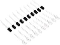 Hailege 20pcs 5mm 940nm LEDs Infrared Emitter and IR Receiver Diode for 5MM Infrared 10 Emission + 10Receiver Tube (Pack of 10Pairs)