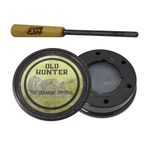 ESH 2 Sided Glass and Slate Turkey Pot Call with Hickory Striker - Turkey Hunting Call for Soft and Loud Calling - Gobbler Turkey Caller with Realistic Hen Sounds