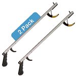 Sammons Preston Reacher, Standard, 26", Grabber Reacher Tool, Lightweight Trash Picker Grabber & Garden Nabber, Aluminum Pick Up Tool & Reaching Claw, Portable Reaching Assist & Dressing Tool, 2 Pack