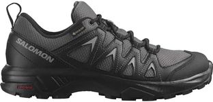 SALOMON Women's X Braze Gore-Tex Hiking Shoe, Magnet/Black/Black, 6 UK