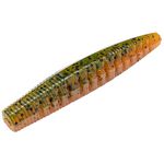 Strike King (NOCHO-103) KVD Perfect Plastics Ned Ocho Softbait Worm Fishing Lure, 103 - Dirt, 2.5", Exclusive Blend of Ingredients