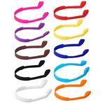 kuou 10 Pack Silicone Glasses Straps, Anti-slip Kids Eyeglasses Sunglasses Strap Glasses Band Holder Eyewear Retainer Elastic Sports Toddlers Glasses Strap (Muti-Color)