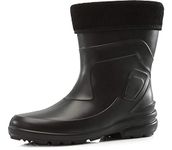 Ladeheid Women's EVA Thermo Extra Light Wellington Boots Rainy Wellies Rain Boots LA-800-2017 (Black, 8 UK)