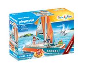 Playmobil 71043 Family Fun Catamaran Promo Pack, floating Water Toy, Fun Imaginative Role-Play, PlaySets Suitable for Children Ages 4+