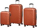 American Tourister Speedstar Spinner 3-Piece Nested Set (CO/M/L) (Color : Copper Orange)
