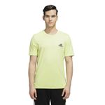 adidas Men's Geometric Fitted T-Shirt (Hz8931_Pullim Large), Yellow