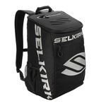 Selkirk 2023 Team Backpack | Medium Pickleball Bag For Men & Women | Made using +V9 Polyfiber material | Holds Pickleball Paddles, Tennis, Badminton Squash Racquets, Balls & Accessories |Black|