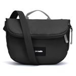 Pacsafe Slingsafe 200 GII Cross-Body Shoulder Bag, Jet Black, One Size, Pacsafe Go Anti Theft Saddle Crossbody