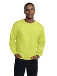 Fruit of the Loom Men's Eversoft Fleece Sweatshirts & Hoodies, Sweatshirt-Safety Green, Large