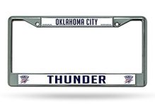 Oklahoma City Thunder ND Metal Chrome License Plate Tag Frame Cover Basketball