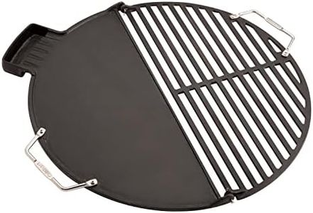 Cuisinart CHA-830 Cleanburn Fire Pit Griddle & Grill Top, Pre-Seasoned Cast Iron (Fits on The COH-800)