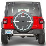 Mopar 82215446 Compass Logo Cloth Spare Tire Cover Jeep Wrangler